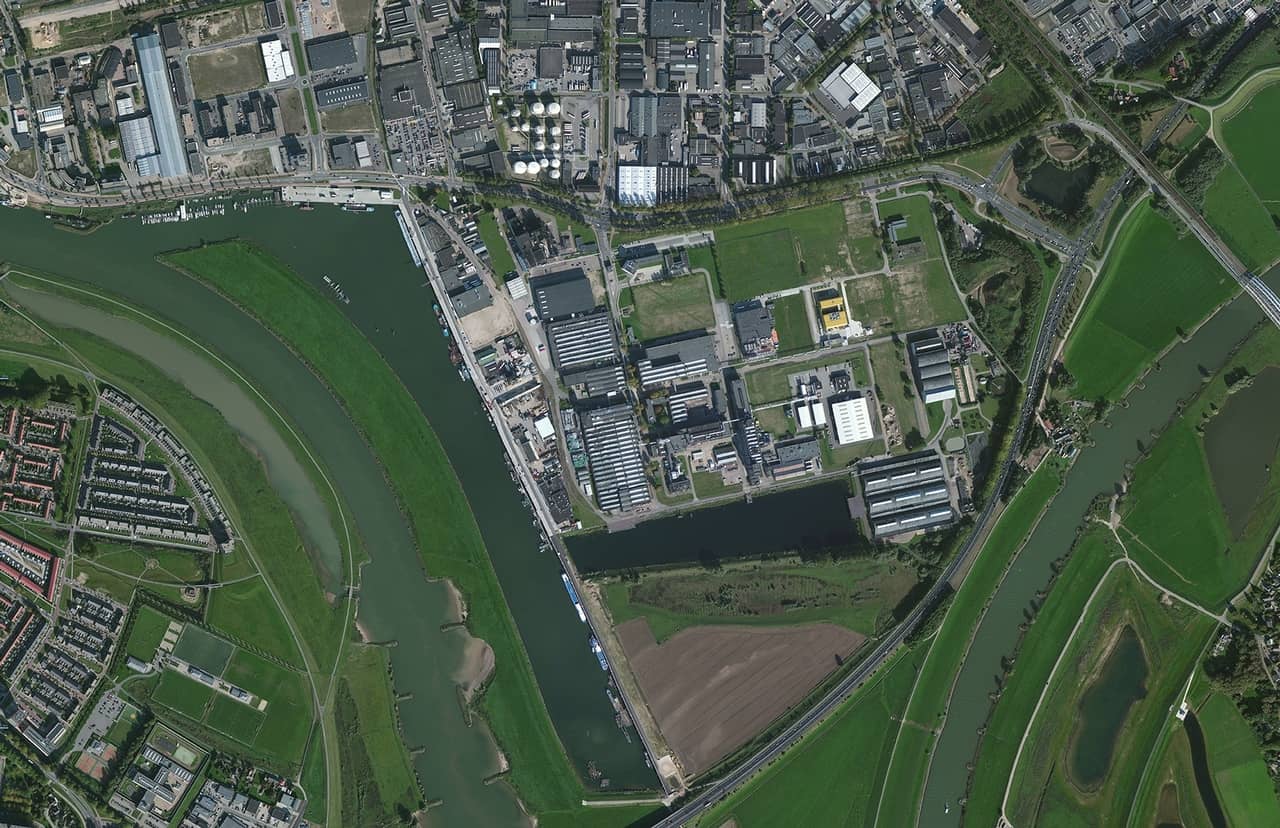 Luchtfoto Kleefse Waard 2015